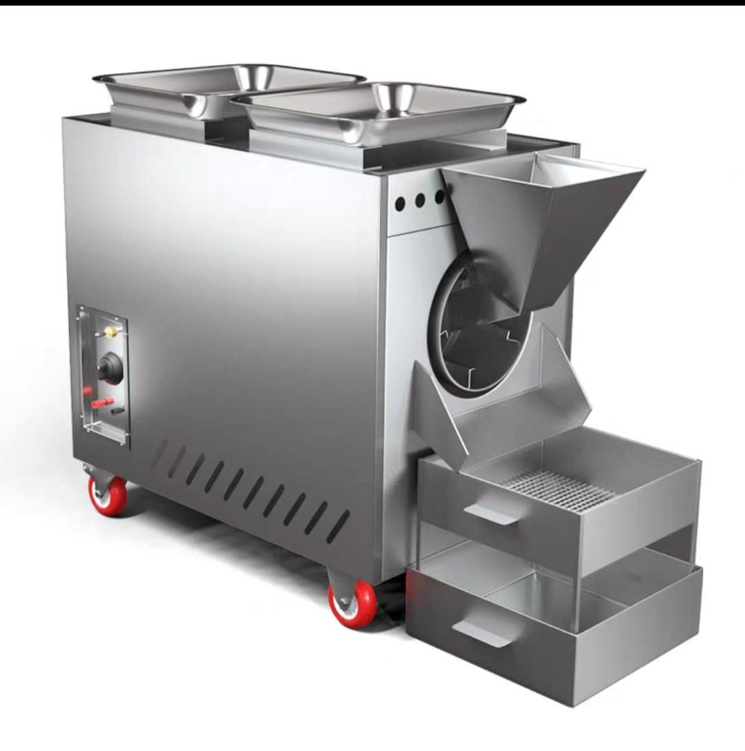 小型炒板栗机图片