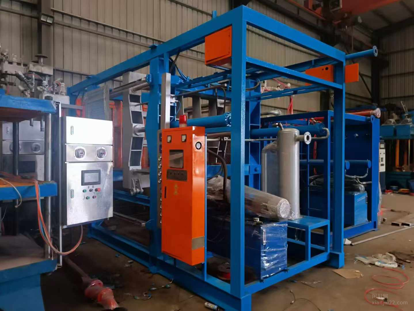 河北石家庄出售两台二手规矩180全自动泡沫成型机,需要找我